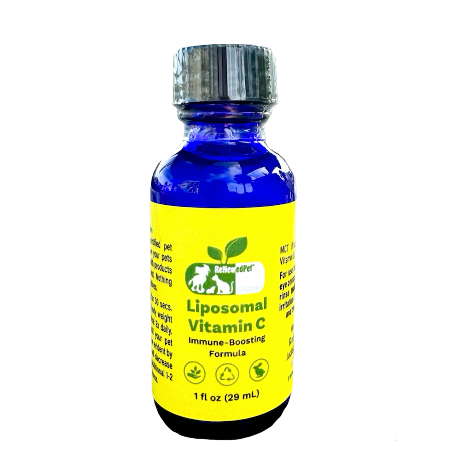 Pet Vitamin C Drops Immune Health Support Liquid Supplement - Detail Angle 2 | Majestic Pet Kingdom