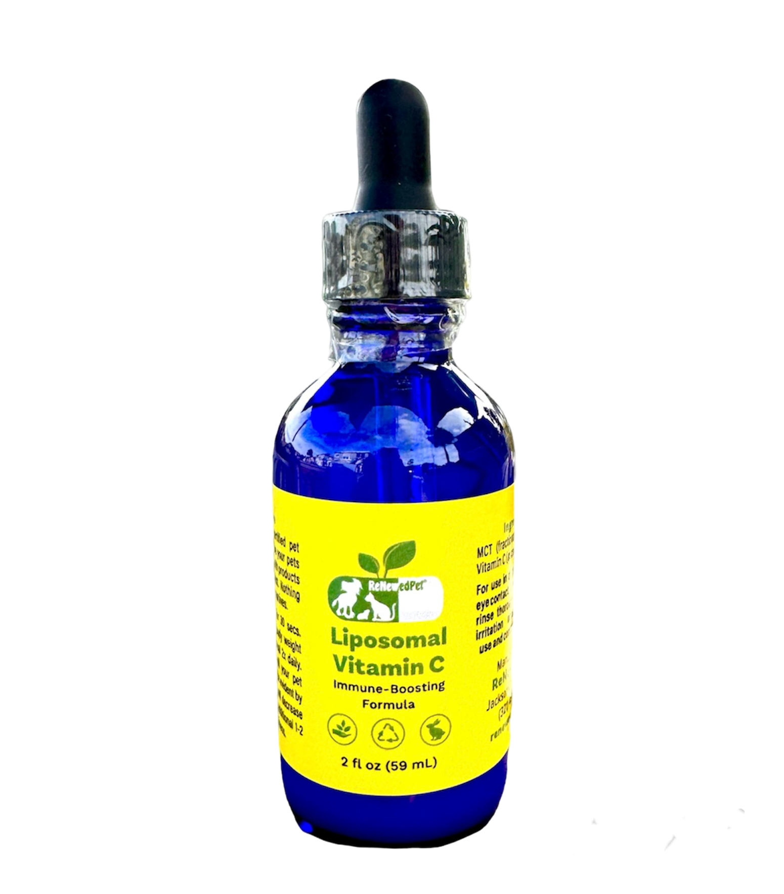 Pet Vitamin C Drops Immune Health Support Liquid Supplement - Main Feature View | Majestic Pet Kingdom