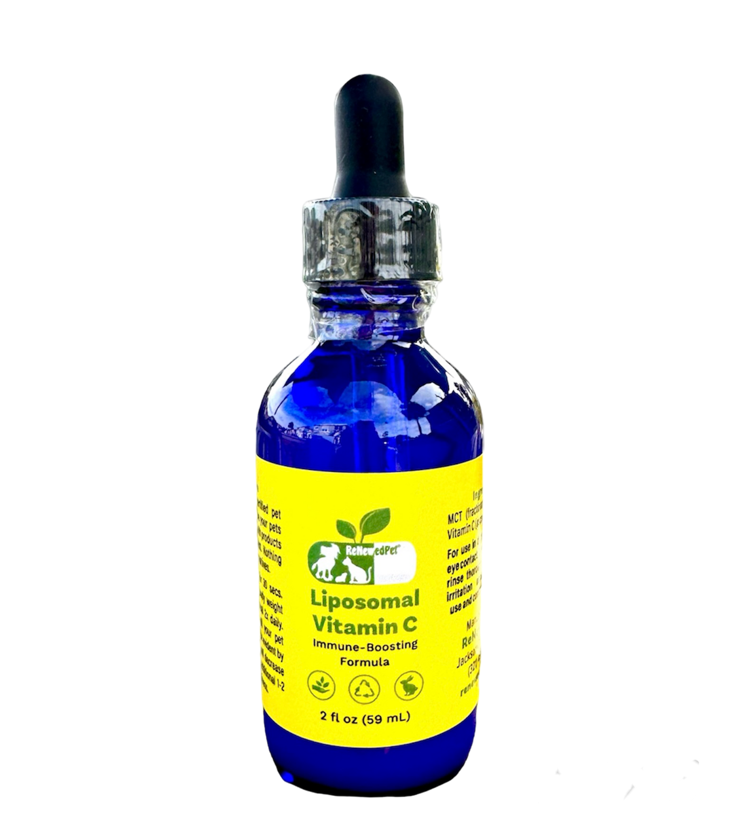 Pet Vitamin C Drops Immune Health Support Liquid Supplement