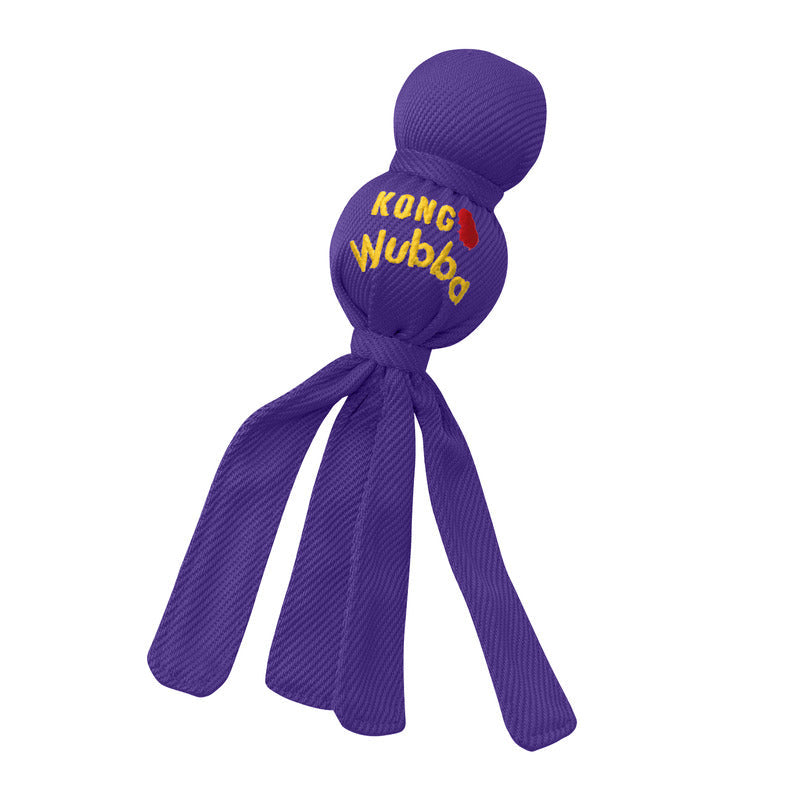 Dog Tug Toy KONG Classic Wubba Reinforced Nylon Tails Fetch