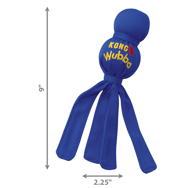 Dog Tug Toy KONG Classic Wubba Reinforced Nylon Tails Fetch