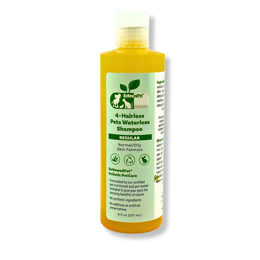 Pet Shampoo No-Rinse Waterless Foam Wash for Hairless Dogs