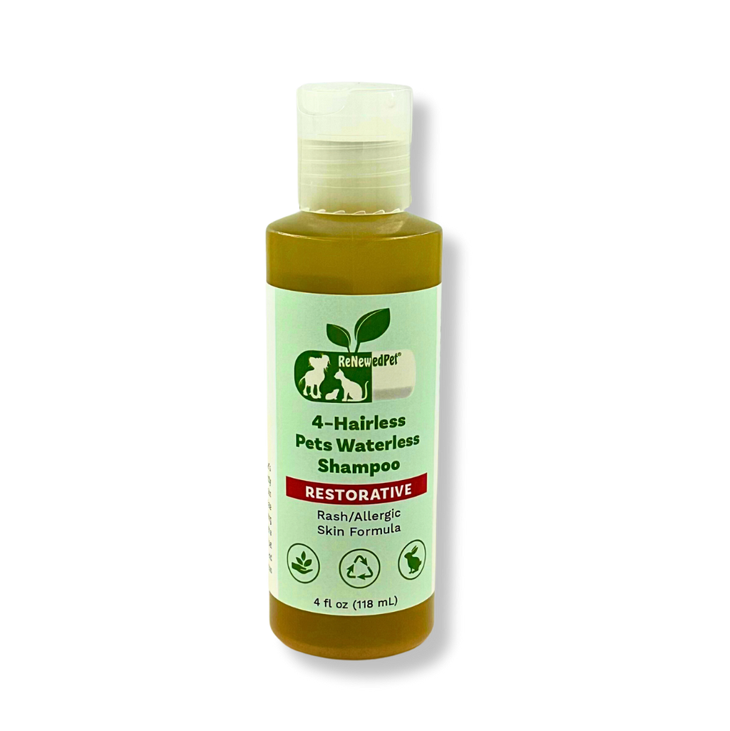 Waterless Allergy & Rash Relief Shampoo for Hairless Pets
