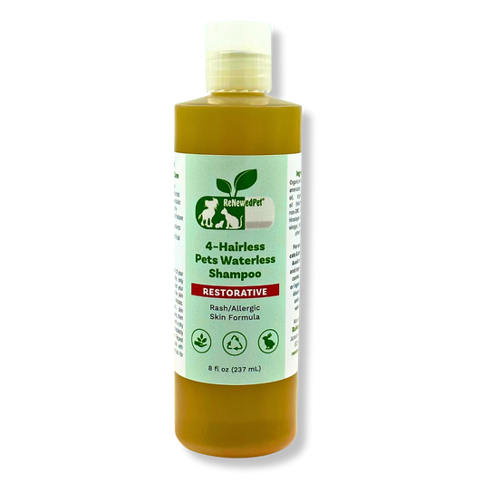 Waterless Allergy & Rash Relief Shampoo for Hairless Pets