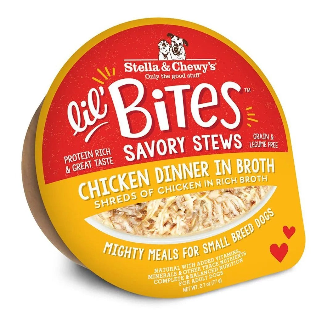 Stella & ’s Lil Bites Stew Chicken Dog Food (2.7oz) - Majestic Pet Kingdom
