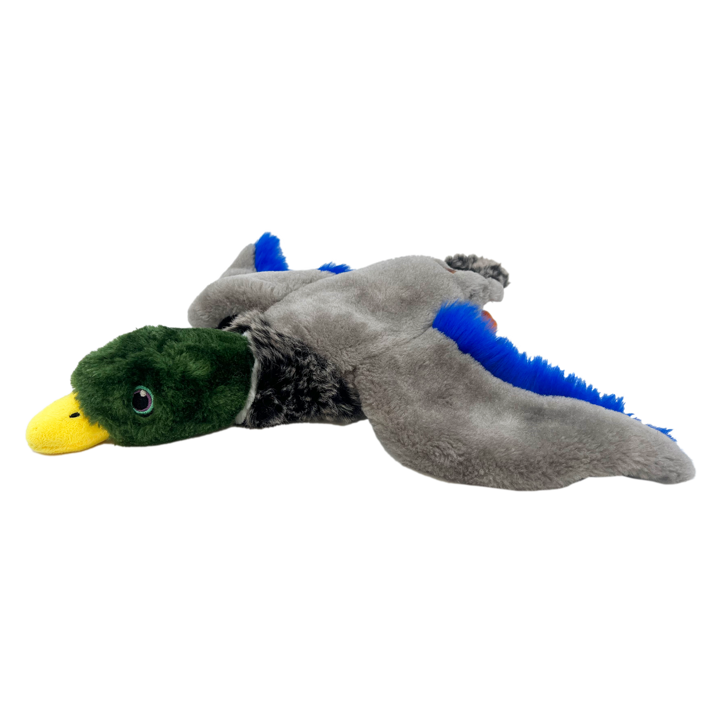 Dog Plush Toy KONG Wild Low Stuff Mallard Squeaky Bird