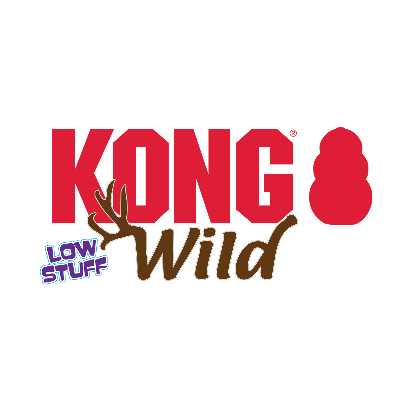 Dog Plush Toy KONG Wild Low Stuff Mallard Squeaky Bird