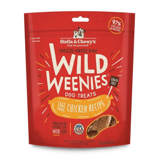 Stella & Chewy’s Freeze Dried Wild Weenies Chicken Dog Treats (3.25oz)