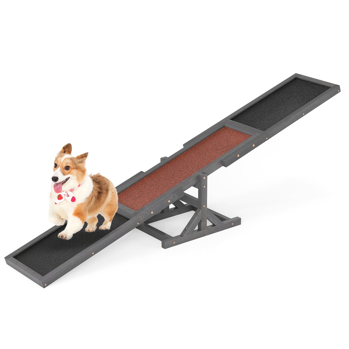 Dog Agility Equipment Wooden Training Seesaw Outdoor Course - Detail Angle 7 | Majestic Pet Kingdom