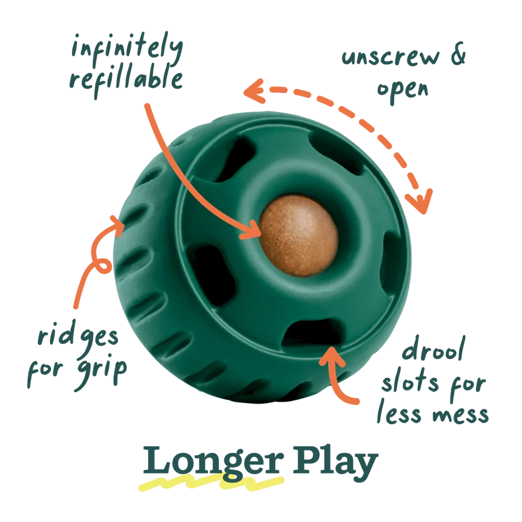 Woof Dog Pupsicle Green Large Dog Toy