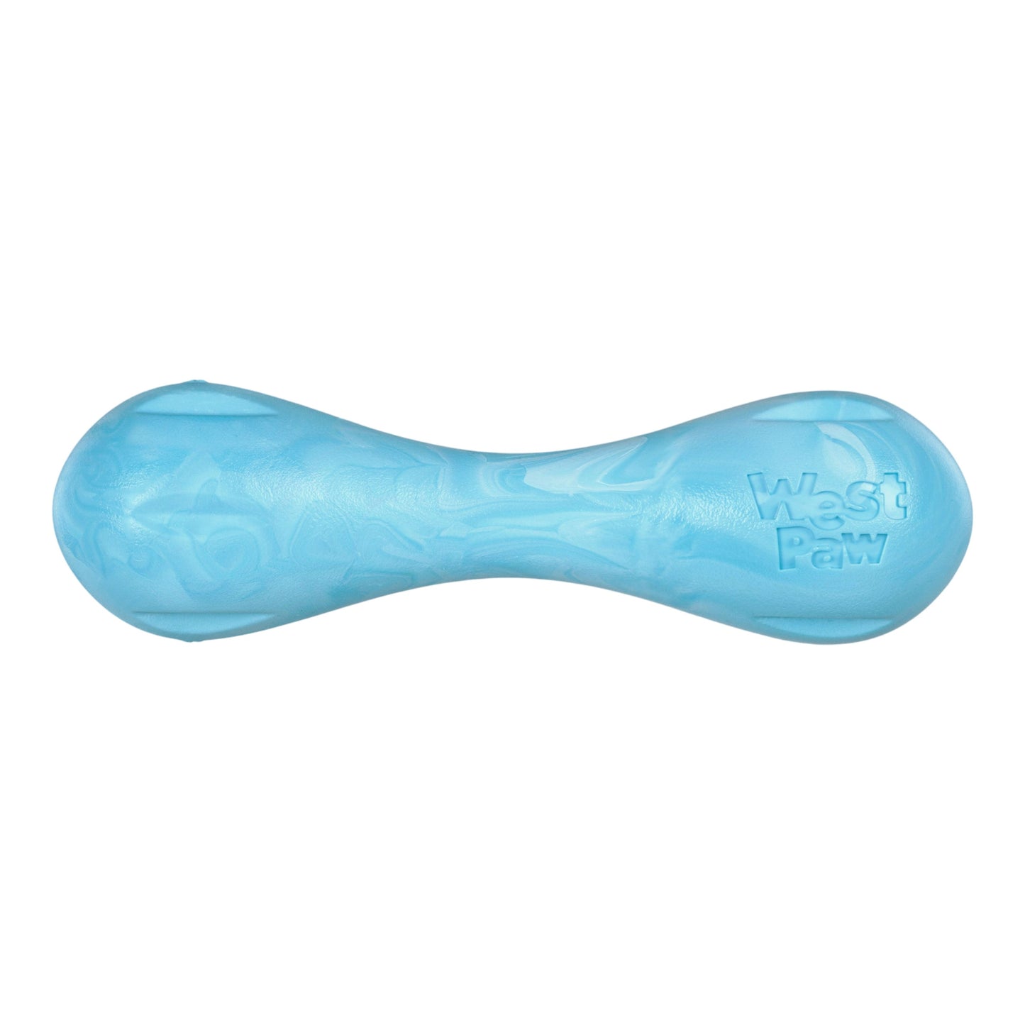 Dog Chew Toy Hurley Aqua Swirl Bone Fetch Toy Tough Chewers - Main Feature View | Majestic Pet Kingdom