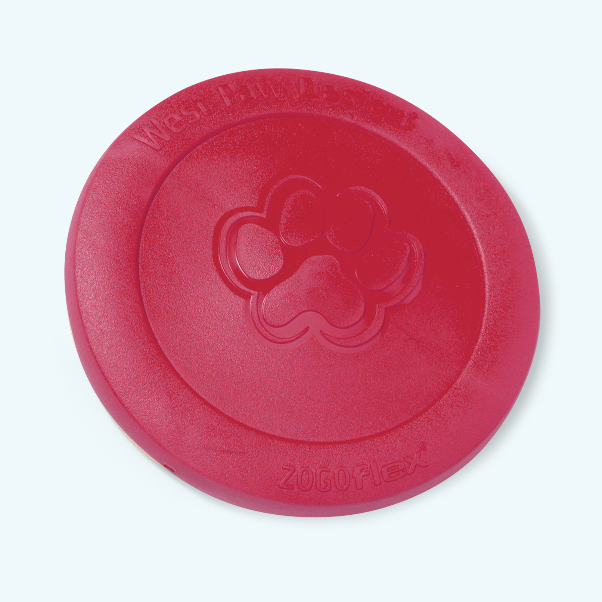 Zisc Soft Flying Disc Fetch Dog Toy for Gentle Chewers