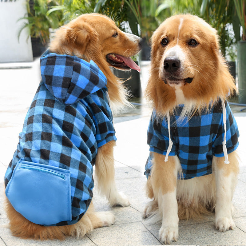 Fashion Pet Dog Simple Zipper Pocket Sweater - Majestic Pet Kingdom
