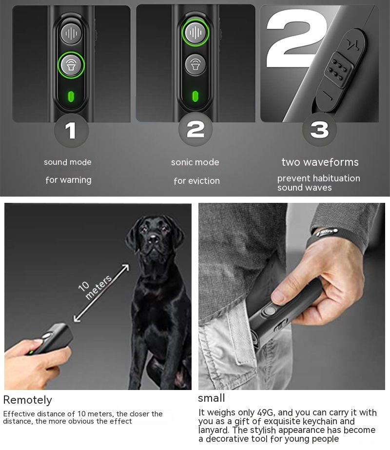 High Power Portable Ultrasonic Dog Repellent Device - Majestic Pet Kingdom