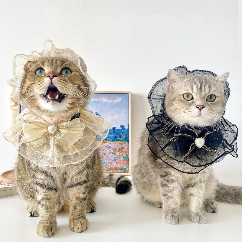 Netizens Cats Dogs Pets Lace Bibs Hats Clothes - Majestic Pet Kingdom