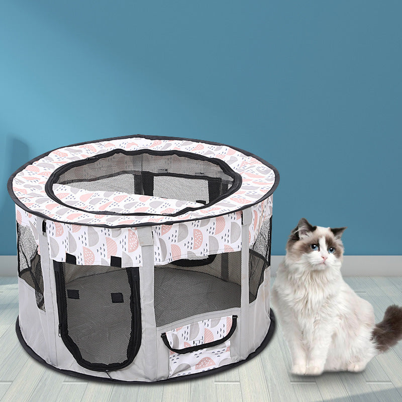 Foldable Enclosed Indoor Tent Bed for Dogs & Cats - Majestic Pet Kingdom