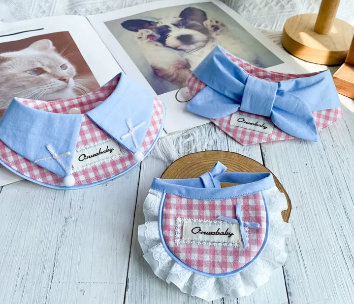 Dog Saliva Towel Pet School Bib Dog Saliva Towel Pet Schooll