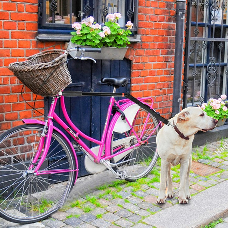 Dog Bike Leash Detachable Hands-Free Cycling Traction Lead - Detail Angle 3 | Majestic Pet Kingdom
