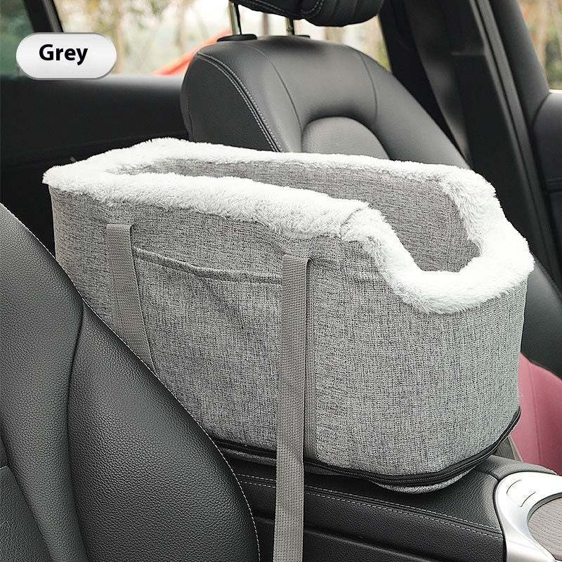 Dog Car Seat Four Seasons Universal Booster Kennel Travel Bed - Detail Angle 6 | Majestic Pet Kingdom