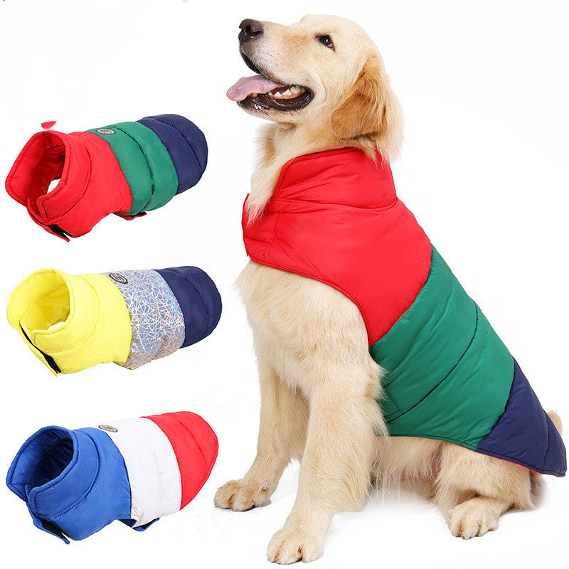 Pet Autumn And Winter Thickened Warmth And Water-repellent Down Jacket - Majestic Pet Kingdom