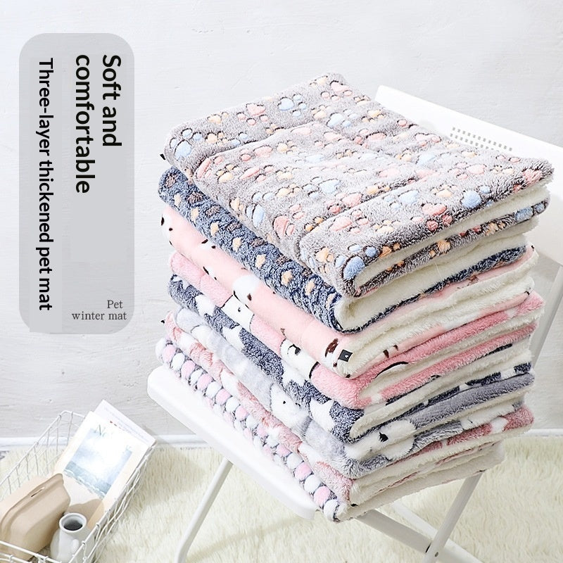 Thickened Pet Mat For Autumn And Winter Warmth - Majestic Pet Kingdom