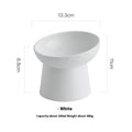 Oblique Mouth High Foot Candy Color Cat Bowl - Majestic Pet Kingdom
