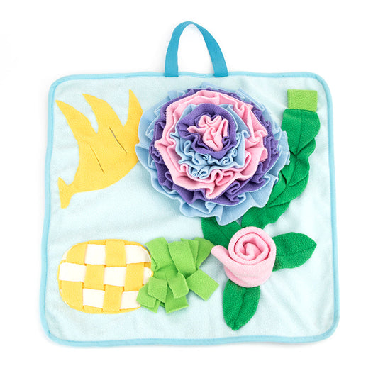 Pet Snuffle Mat For Dogs Sniff Mat Nosework Feeding Mat Slow Feeder Interactive Dog Puzzle Toys For Training And Stress Relief Encourages Natural Foraging Skills | Purrfect Pet Kingdom
