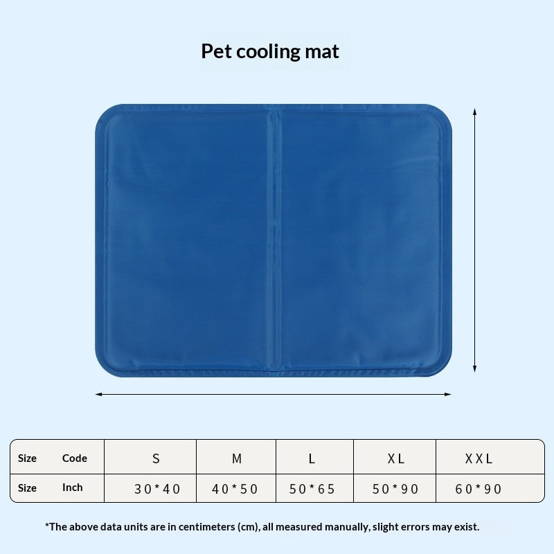 Water-wave-pattern Pet Gel-sponge Cooling Mat - Majestic Pet Kingdom