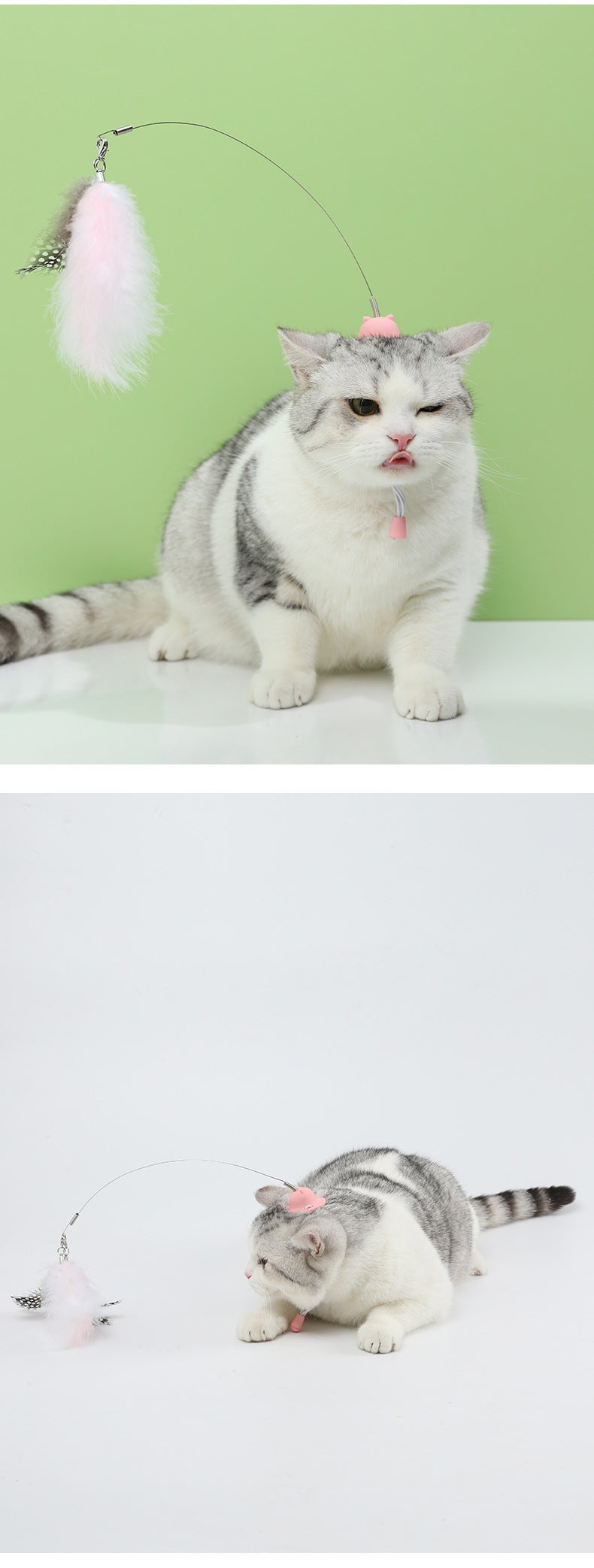 Pet Toy Head-mounted Cat Teaser