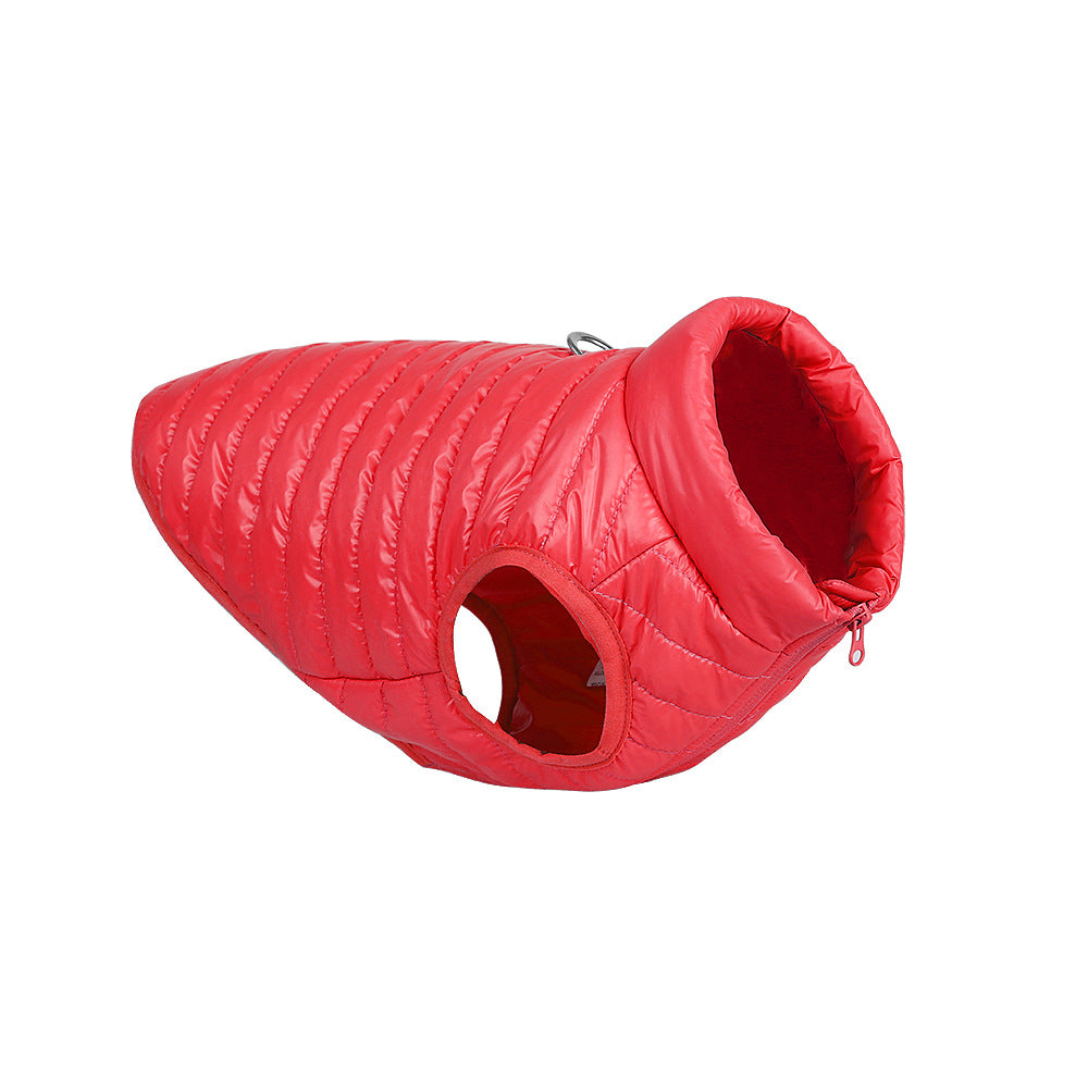 New Pet Dog Clothing Autumn And Winter Full Nylon Zipper Puppy Jacket Dog Clothing - Majestic Pet Kingdom