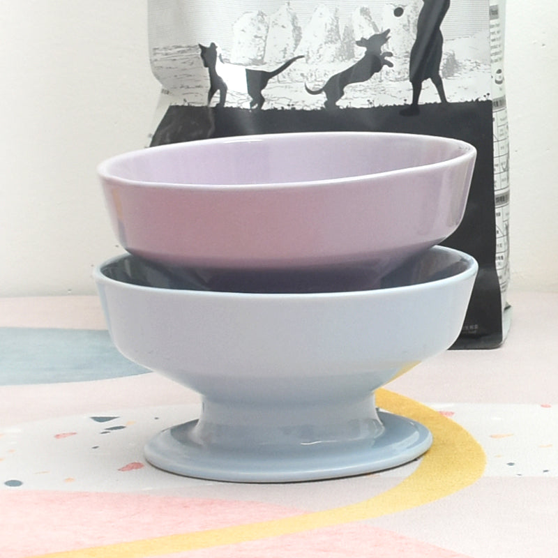 Ceramic Pet Tall Bowl For Cervical Spine Protection
