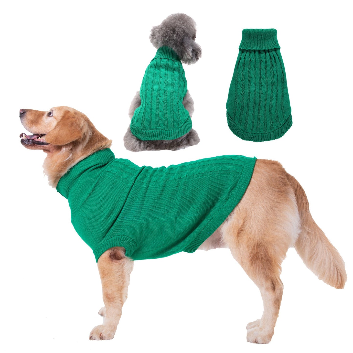 Solid Color Puppy Dog Clothes Teddy Bichon Pet Sweater - Majestic Pet Kingdom
