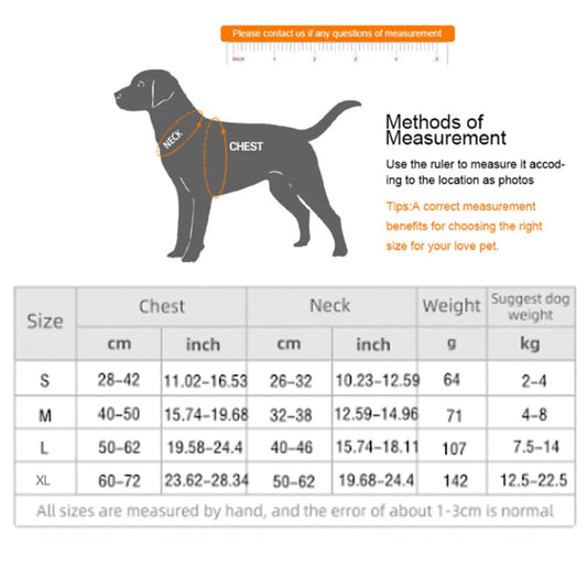 Dog Harness Adjustable Pet Harness Vest For Small Large Dog Cat Reflective Mesh Puppy Cat Chest Strap Dog Accessories | Purrfect Pet Kingdom