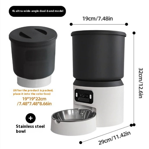 4L Smart Feeder Pet Cat Dog Timing Remote Monitoring - Majestic Pet Kingdom