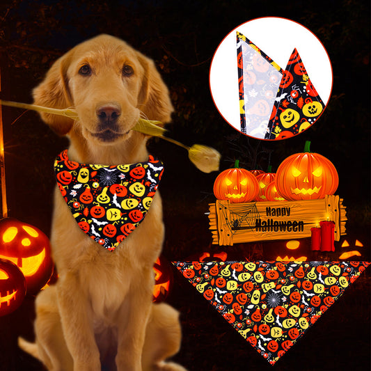 Festive Halloween Dog Bandanas & Bandana