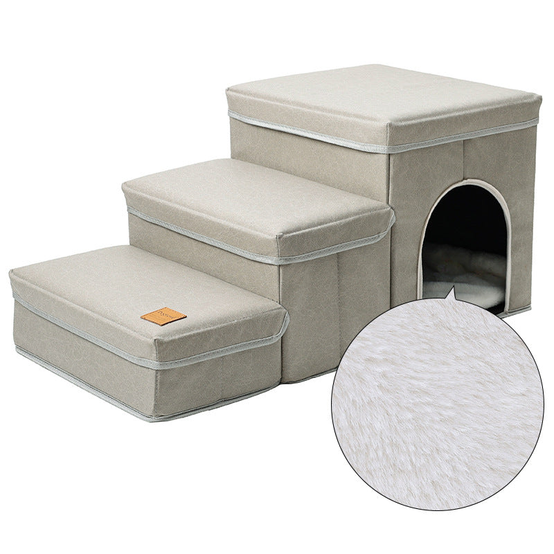 Multifunctional Pet Stairs Bed & Puppy Ladder