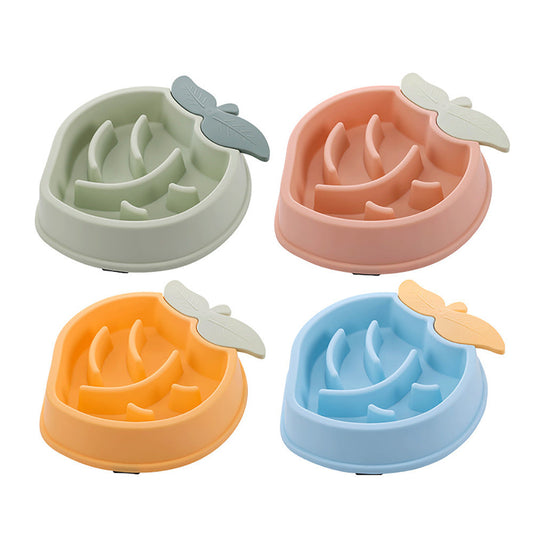 Pet Dog Feeding Bowls Eating Feeder Dish Prevent Obesity Pet Dogs Supplies Non-slip Slow Down Food Bowl | Purrfect Pet Kingdom