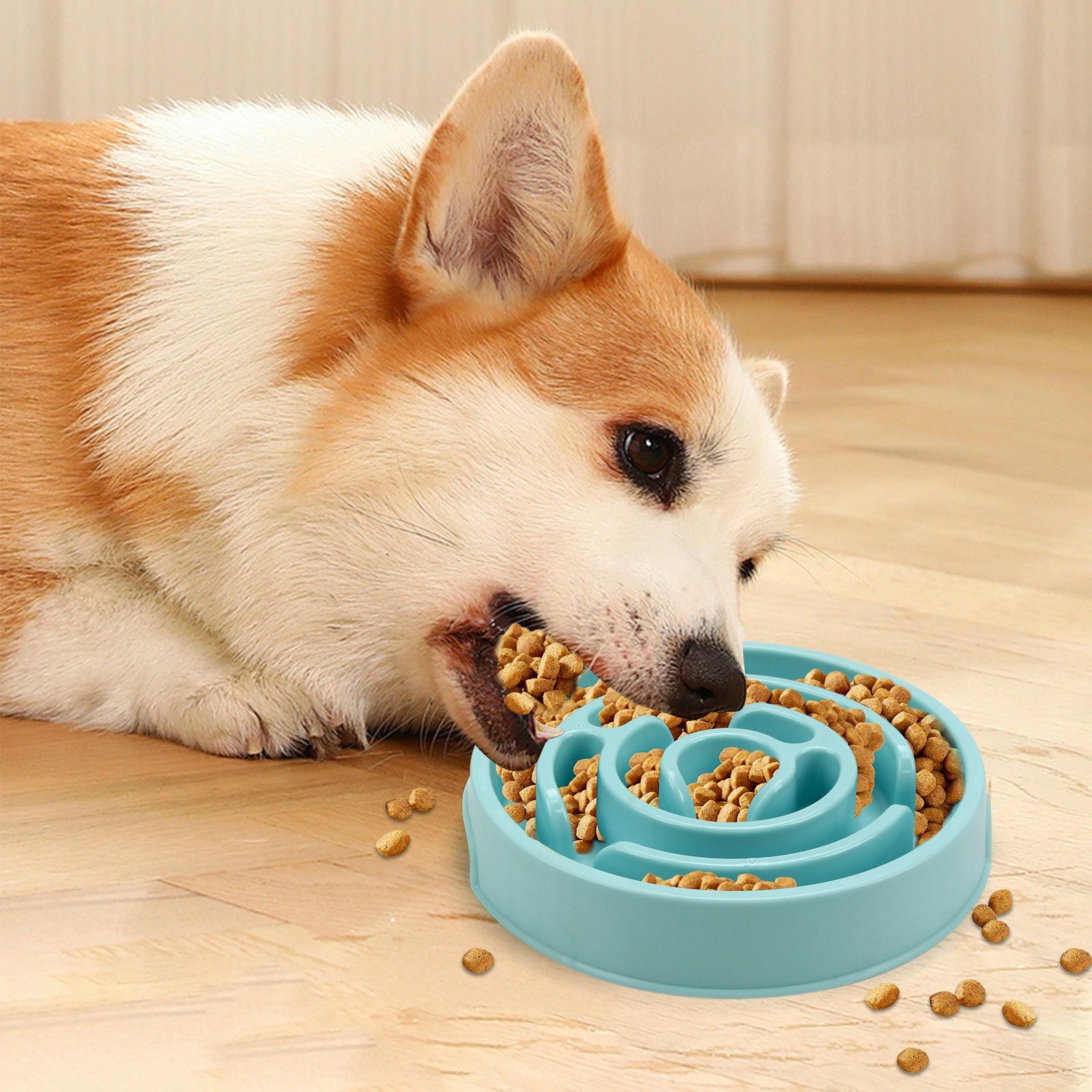 Slow Feeder Dog Bowls Silicone Dog Puzzle Feeder Bowl For Healthy Eating Puppy Slow Feeder Bowl Anti-Choking Dog Slow Feeder Bowls - Majestic Pet Kingdom