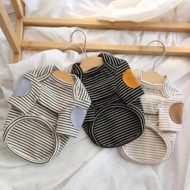 Striped Base-Layer Hoodie For Small Dogs - Premium Pet Accessory