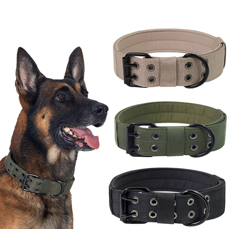 OneTigris Military Adjustable Dog Collar With Metal D Ring & Buckle | Majestic Pet Kingdom™