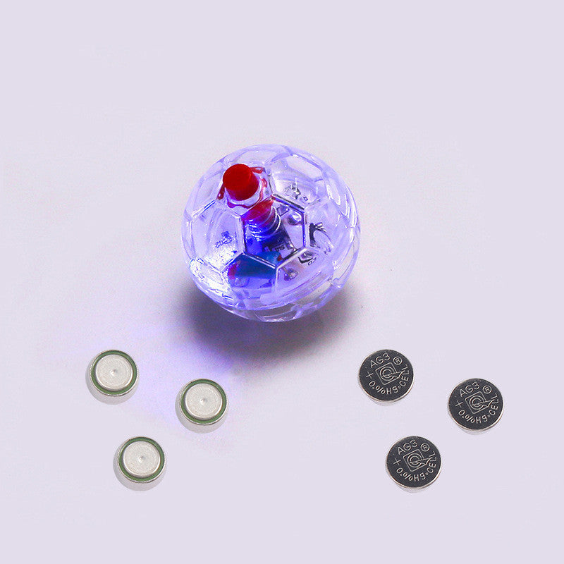 Glowing Light-Up Plastic Ball Toy for Cats & Dogs