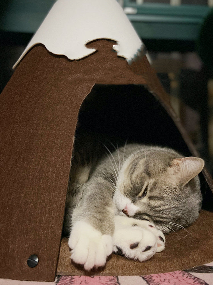 Snow-top Cat Litter Closed Warm Pet Tent - Majestic Pet Kingdom