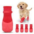 Anti Slip Dog Socks For Hardwood Floors To Prevent Licking Paws, Dog Shoes For Hot Pavement Double Sides Dog Boots & Paw Protectors Booties -4Pcs - Majestic Pet Kingdom