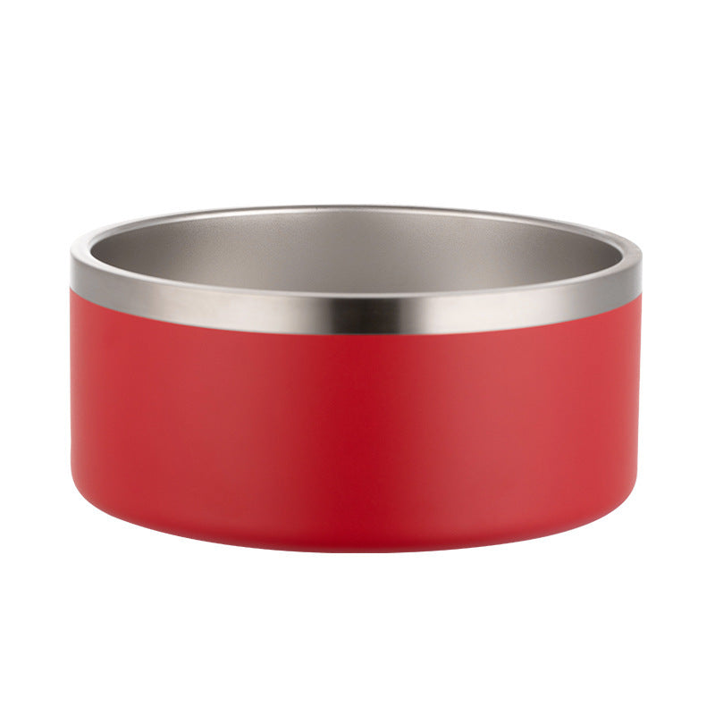 Stainless Steel Dog Bowl Inside And Outside 304 With Silica Gel Pad - Majestic Pet Kingdom
