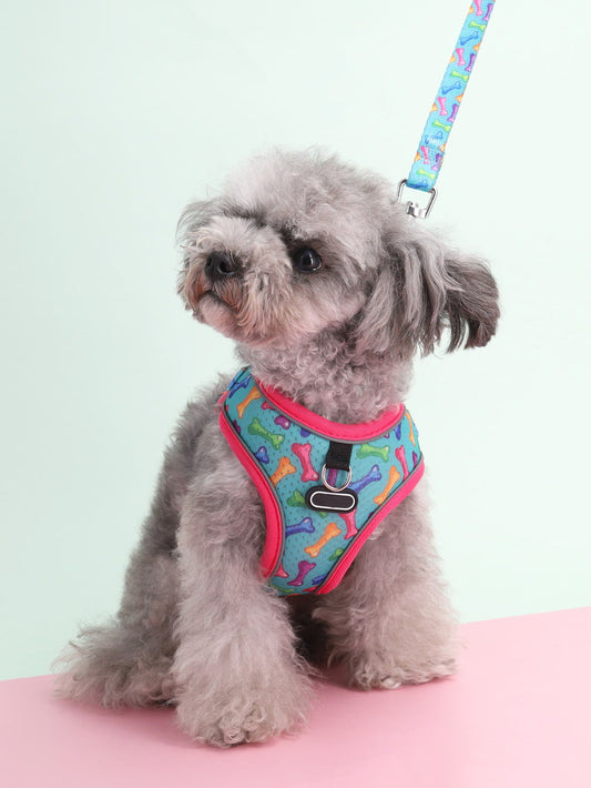 Pet's Chest-back Traction Dog Walking Chest Strap