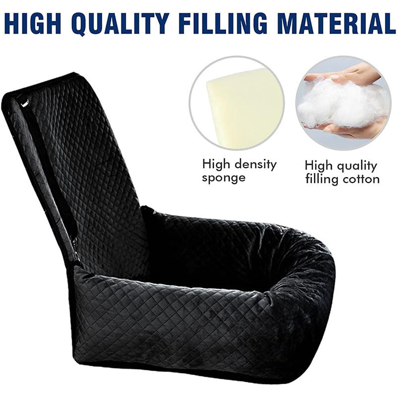 Dog Car Seat Hanging Booster Basket Waterproof Cushion Bed - Main Feature View | Majestic Pet Kingdom