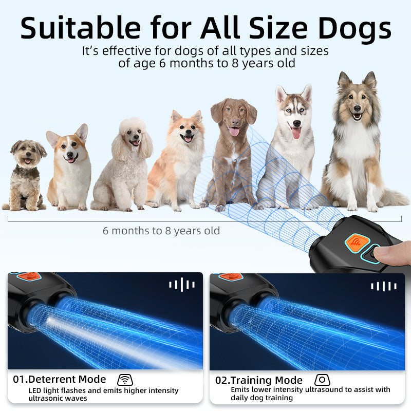 Ultrasonic Portable Outdoor Anti-dog Bite High-power Electronic Dog Repeller - Majestic Pet Kingdom