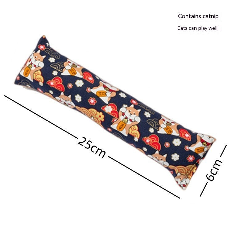 Creative Catnip Pillow Cat Teaser Toy Cat Pillow Pet Supplies Bite Grinding Claw Cross-border Amazon Hot