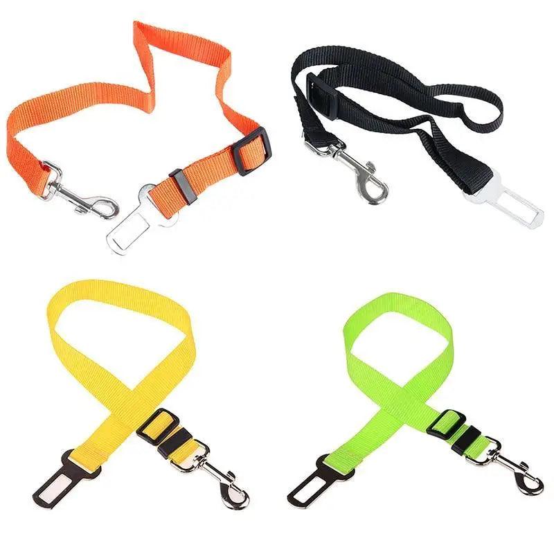 Adjustable Heavy-Duty Nylon Pet Dog Car Seat Belt Lead