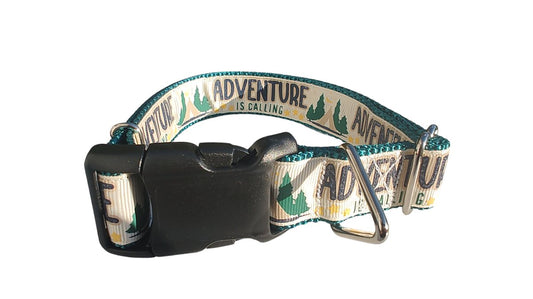 Dog Collar Adventure Is Calling Glitter Mountain Travel Nylon